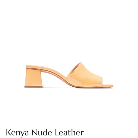 NWT L’Intervalle Tan Mule Heels Size 40 - Picture 5 of 6